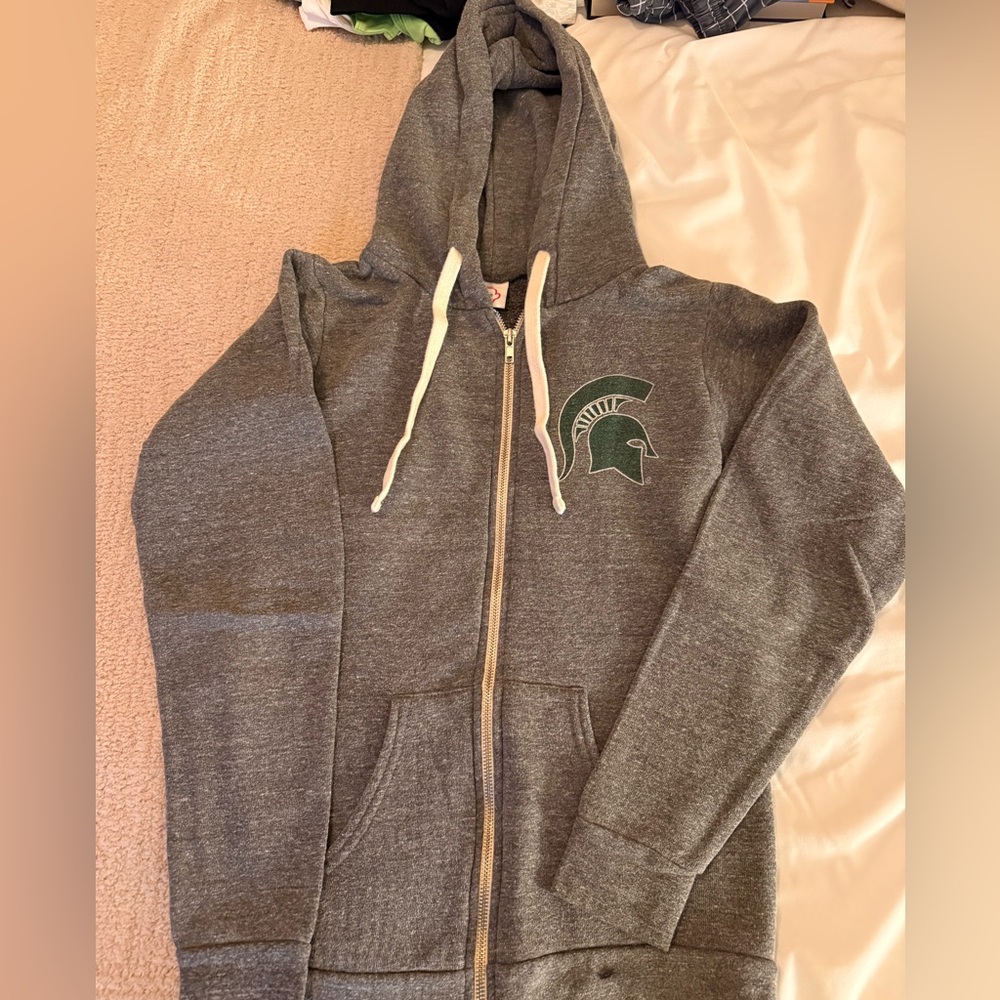 Gray Hoodie Sweatshirt